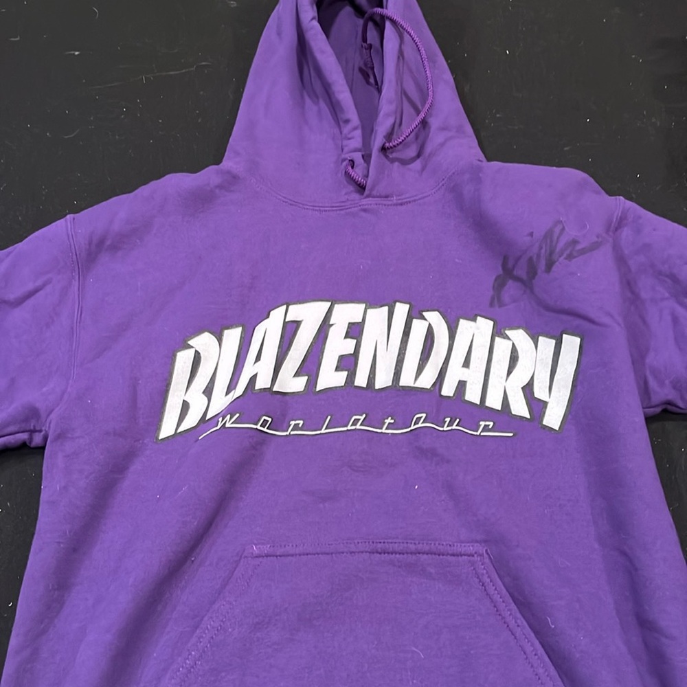 Blazendary purple woman’s hoodie small